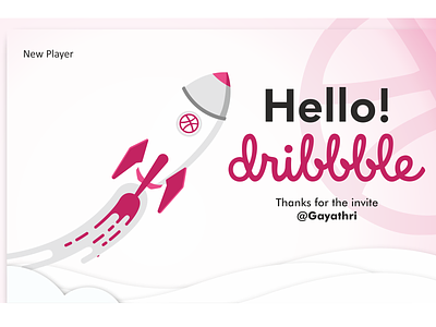 Thanks for the Invite... 2018 dribbble dribbble ball dribbleinvite firstshot graphic design hello hello dribbble invitaion invite design latest love new october thank thank you typography