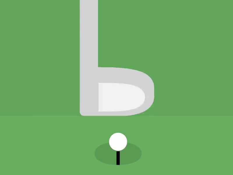 G is for Golf 3d animation animation 2d design flat flatdesign loop animation looping animation motiongraphics vector