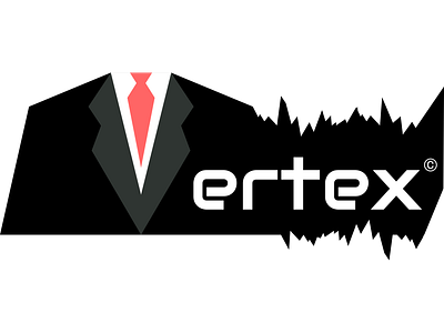 Vertex Logo branding design flat flatdesign logo typography vector
