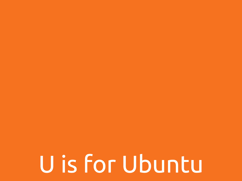 U is for Ubuntu by Michael Schwartz on Dribbble