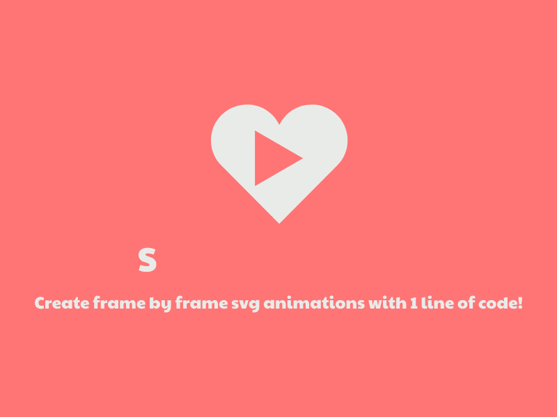 SVGAnimFrames: SVG Frame by Frame Animations