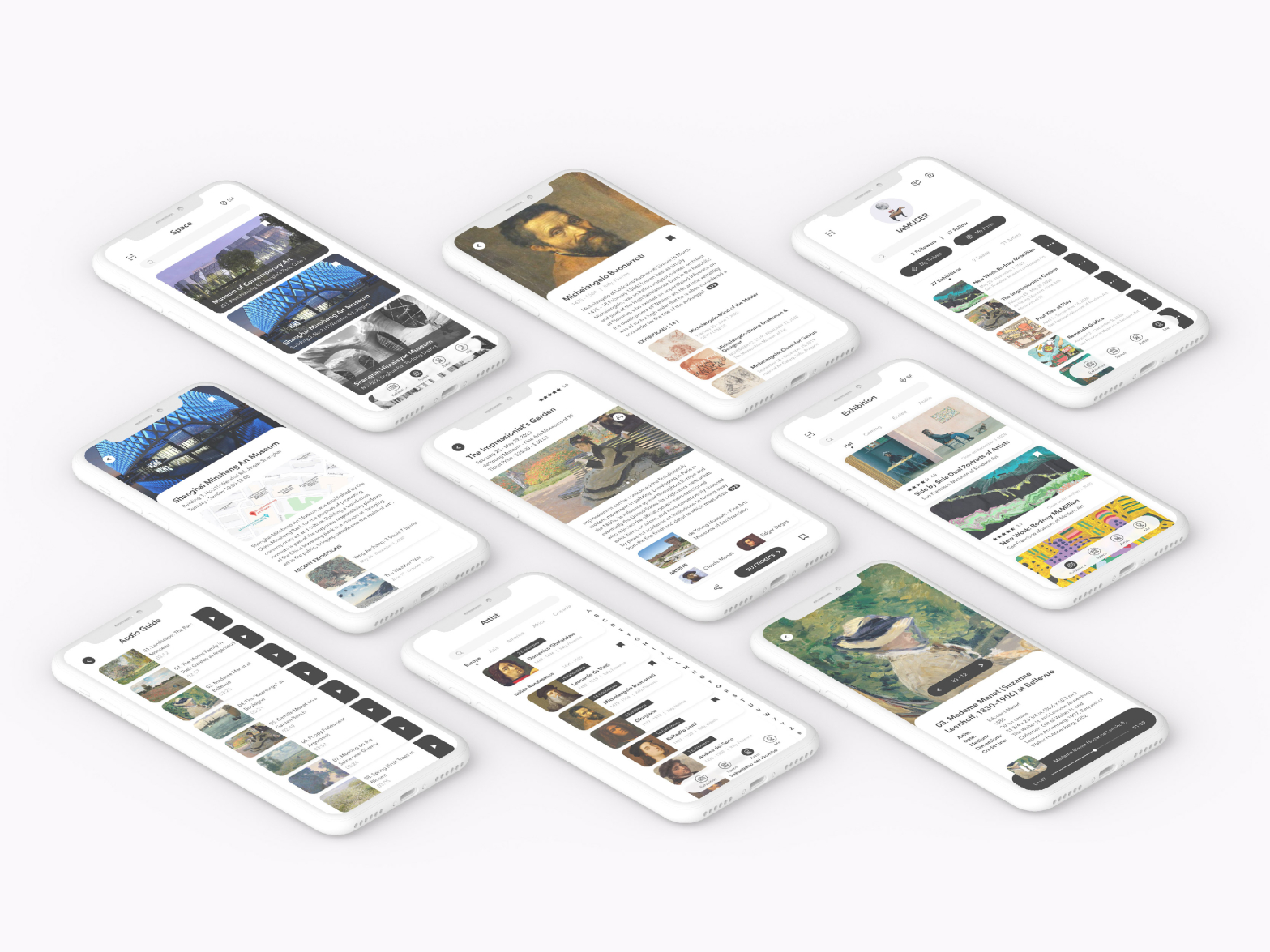 Museum APP by Zhuoer on Dribbble