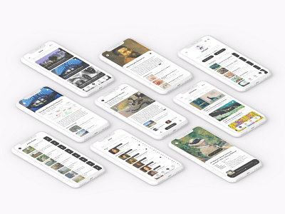 Museum APP app app design artist exhibition gallery interface museum ui ui ux ui design