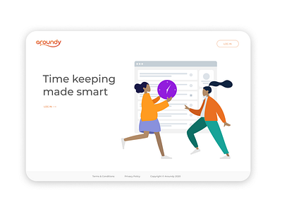 Aroundy Landing Page