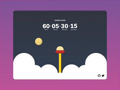 Countdown Timer 014 countdown timer dailyui graphic illustration mobile apps design ui ux web design