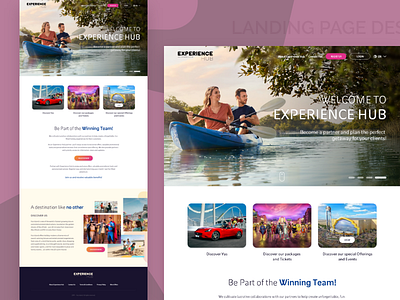 Landing Page B2B landing page travel