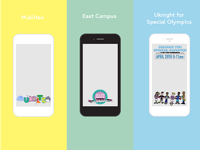 Snapchat Geofilters geofilters mockup snapchat