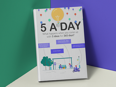 5 A Day Book Cover Design 5ideasaday book creative design idea