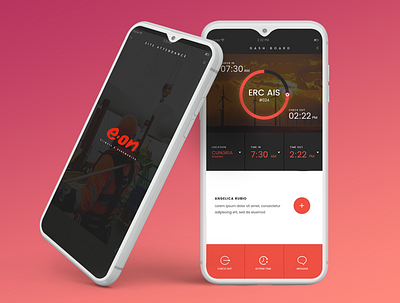 EON | Mobile App app design flat minimal mobile app design mobile ui ui ux