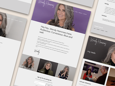 Wendy Hammers Website web design webdesign