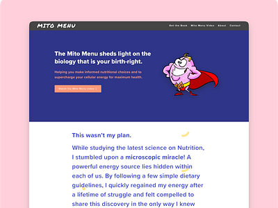 Mito Menu Website website