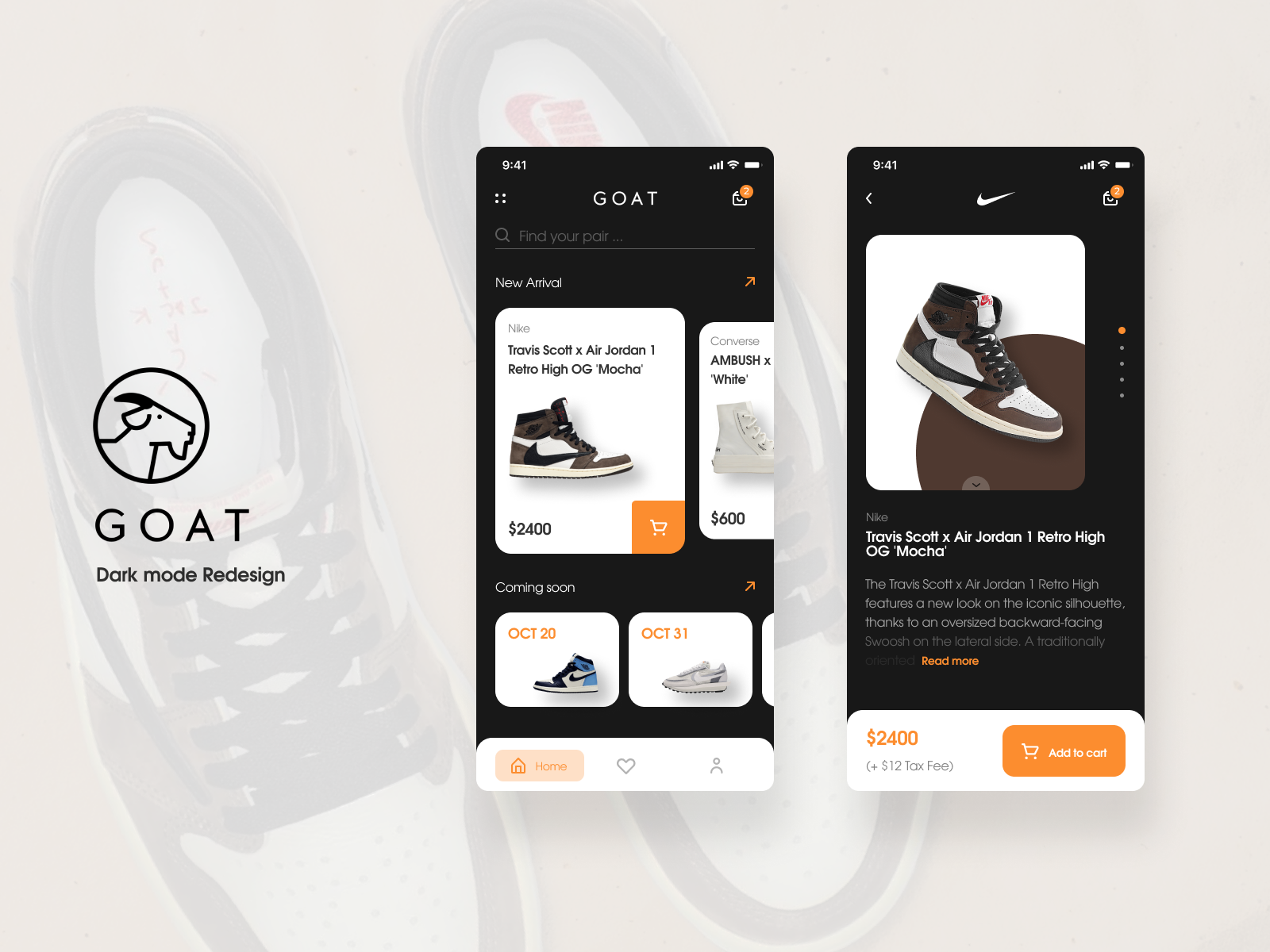 GOAT Sneaker app by Zwuy Nguyen on Dribbble