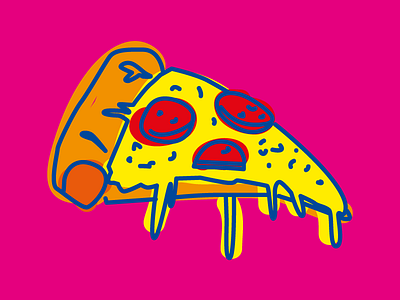 Pizza illustration pizza