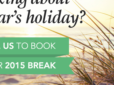 Booking Graphic beach holiday