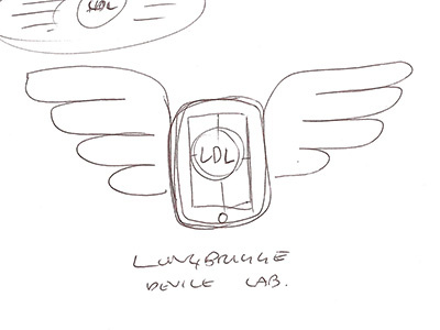 Logo Sketch 04 device logo sketch wings