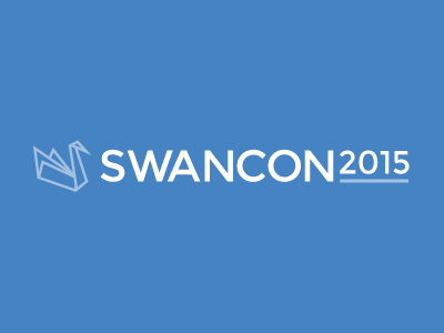 Swancon Logo v01-02 conference logo origami swan