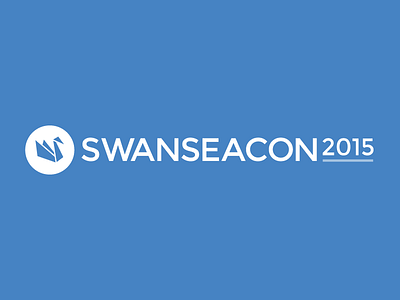 SwanseaCon 2015 Logo v02 conference logo origami swan