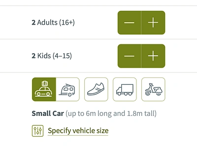 Net Magazine Design Challenge – Booking booking form icons mobile travel