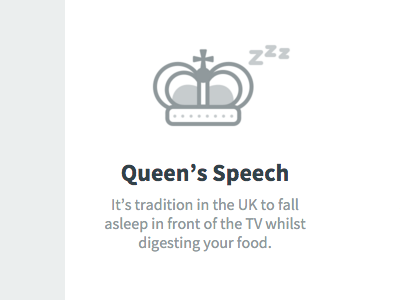 Queen’s speech christmas crown icon queen