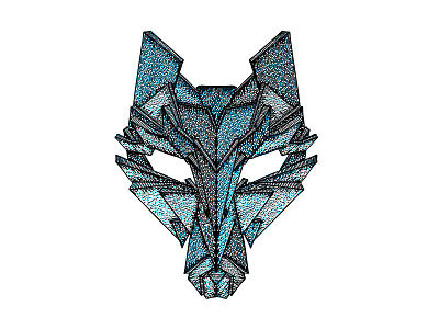 Fox Mask abstract animal mask tribal