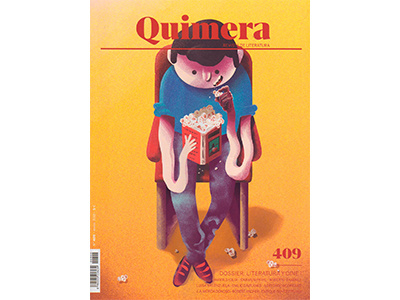 Quimera #409 cinema literature magazine magazine cover popcorn