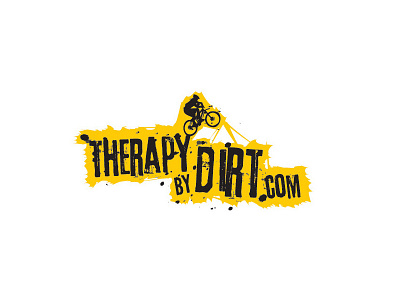 Therapy By Dirt Logo bike branding logo