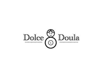Dolce Doula Logo branding doula logo