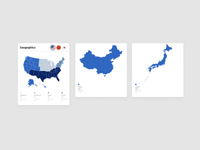 Geo Slider Component clean minimal user experience user interface ux vector