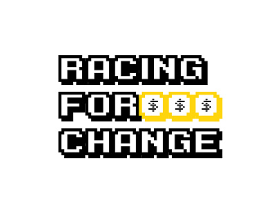 Racing For Change concept gaming logo non profit wip