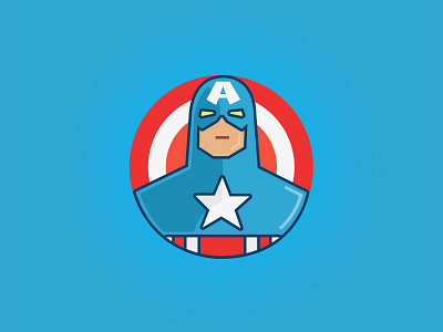 Captain America by Ullas Sebastian on Dribbble