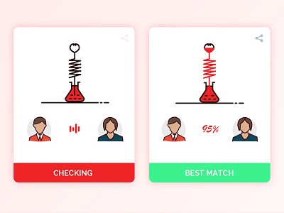 Love Lab!! app concept design illustration love mobile simple test ui ux