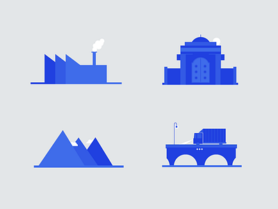 Trip Icons!! app bus icon illustration line minimal mobile simple ui ux website