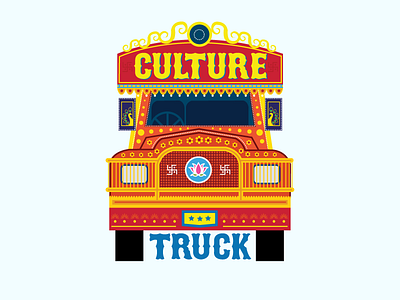 Culture Truck branding culture design ecommerce icon illustration india logo truck website