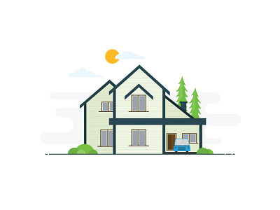 House! andreid app coverage home illustration insurance ios mobile ui ux
