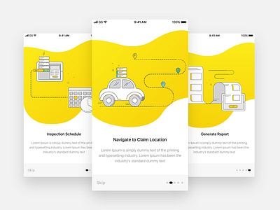 Juster Onboarding Illustrations! app application design graphics gui illustration mobile onboarding ui ux web