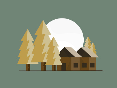 House..! art artideas brown coffee colours holiday home hotels house icon illustrations moon mudhouse pineforest quick sketch shades ui uiartwork ux webpage