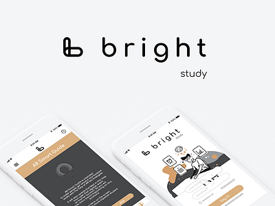 Bright Study- an App for student app design blind bright graphic design interaction logo ui ux visual impaired