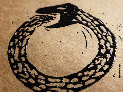 Ouroboros illustration ouroboros stamp