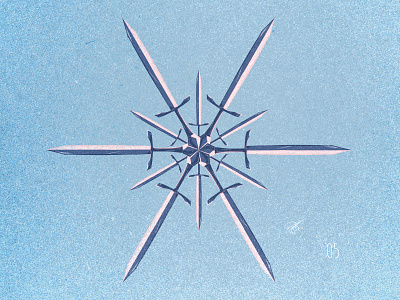 Illustrated Advent Day 05: Swordflake illustrated advent illustration snowflake sword