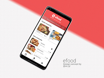 Food delivery concept app app design ui ui ux ui 100 ui design ux design