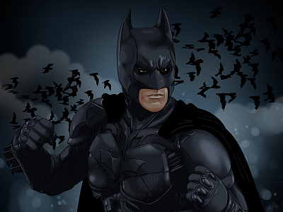 The Dark Knight - Christian Bale batman christian bale dark knight trilogy dc