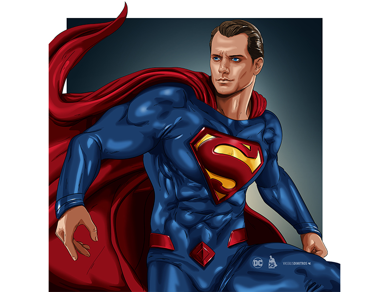 Rebirth Superman By Vassilis Dimitros On Dribbble