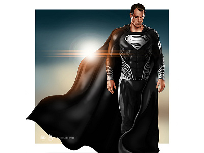 Justice League: Superman (Black Suit) henry cavill justice league justice league movie superman