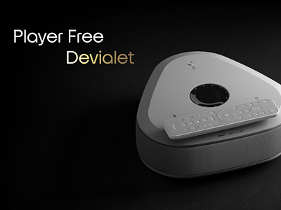 Player Free Devialet - horizontal layout deavialet design free freebox horizontal layout navigation player ui ux web