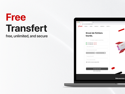 Free Transfert design files free freebox transfert ui upload ux web