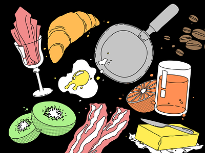 Brand&Breakfast - Illustrations branding design illustration vector