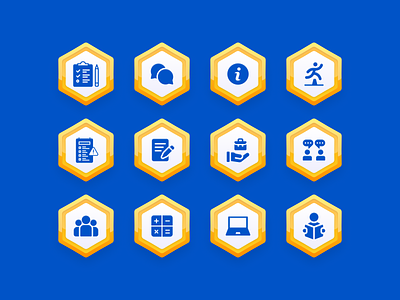 Unique - Badges app badge branding design icon illustration social typography ui ux