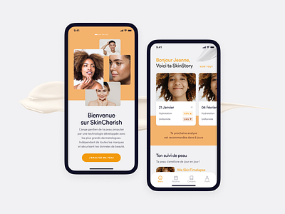 SkinCherish - Mobile App app branding design ui ux