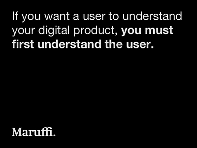 A quote about design by Mario Maruffi design mario maruffi quote user experience ux