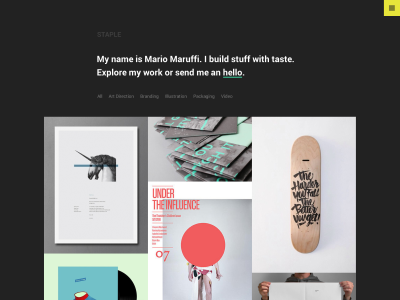 STAPLE blog mario maruffi portfolio psd staple theme themebull themeforest tumblr ui visual journal